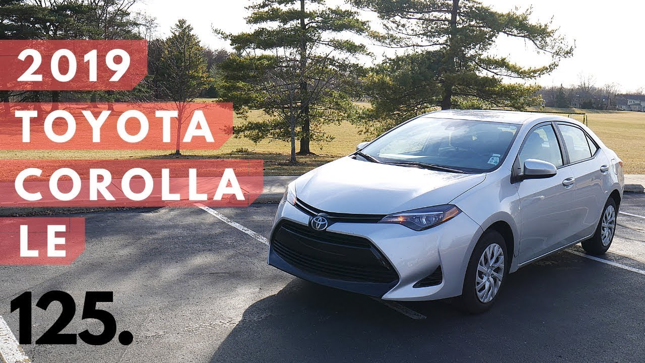 Toyota Corolla LE 2019 года // обзор, осмотр и тест-драйв // 100 автомобилей для аренды