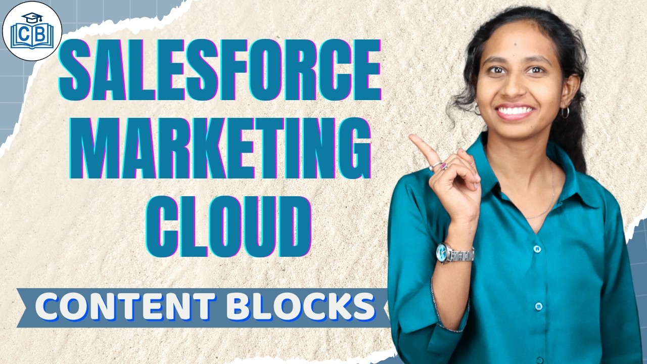 Salesforce Marketing Cloud Content Block | Learn SFMC Course | Online Training SFMC | CyberBrainer