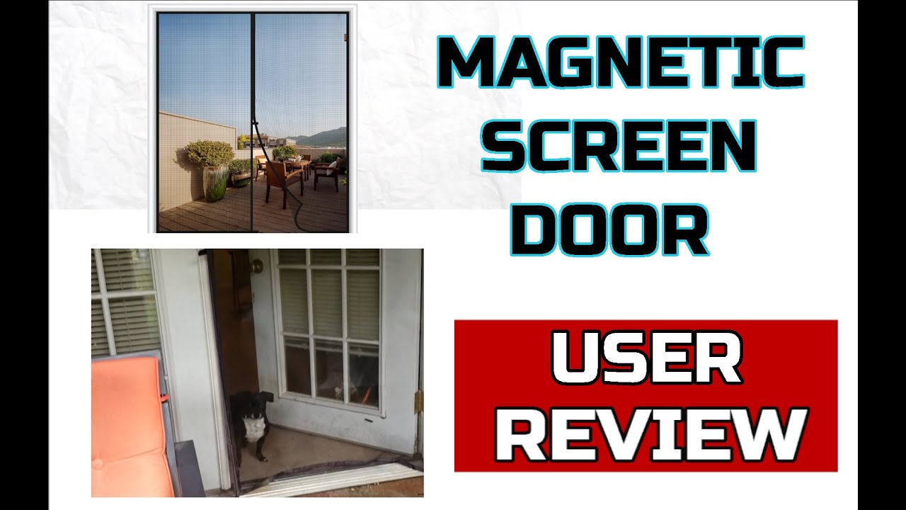MAGZO Magnetic Screen Door, Works good, Measure First