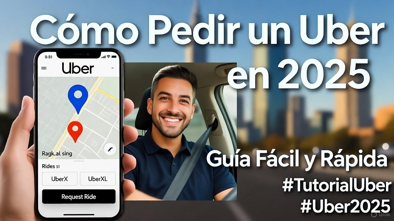 Cómo Pedir un Uber FÁCIL y RÁPIDO en 2025 | Guía Completa para Principiantes (Paso a Paso)
