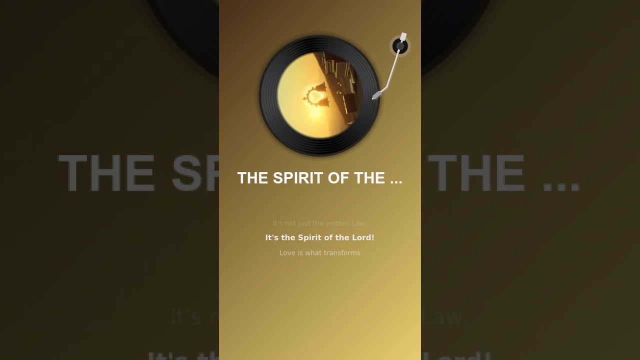 THE SPIRIT OF THE LAW 1 Quarta 11 #deustemumapalavrapravoce #christianmusic #christianmusic