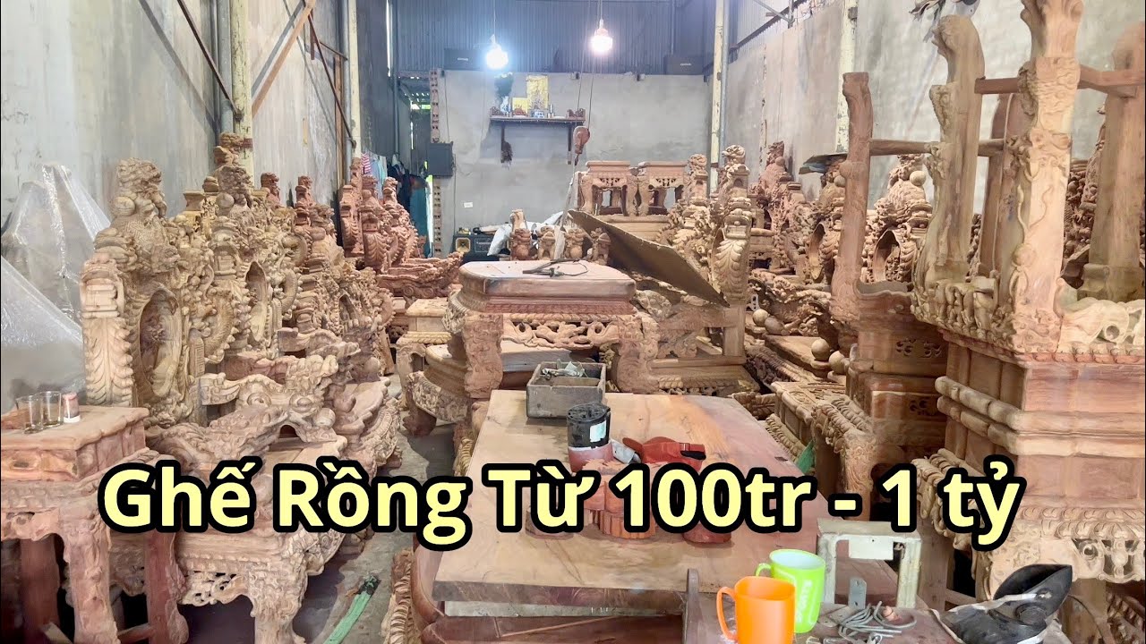 Báo Giá Công Khai Các Bộ Ghế Rồng Đỉnh Gỗ Hương | Đồ Gỗ Vũ Huy