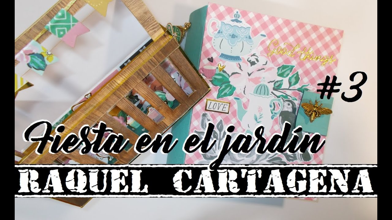 Album con jardin GARDEN PARTY Maggie Holmes scrapbooking 3