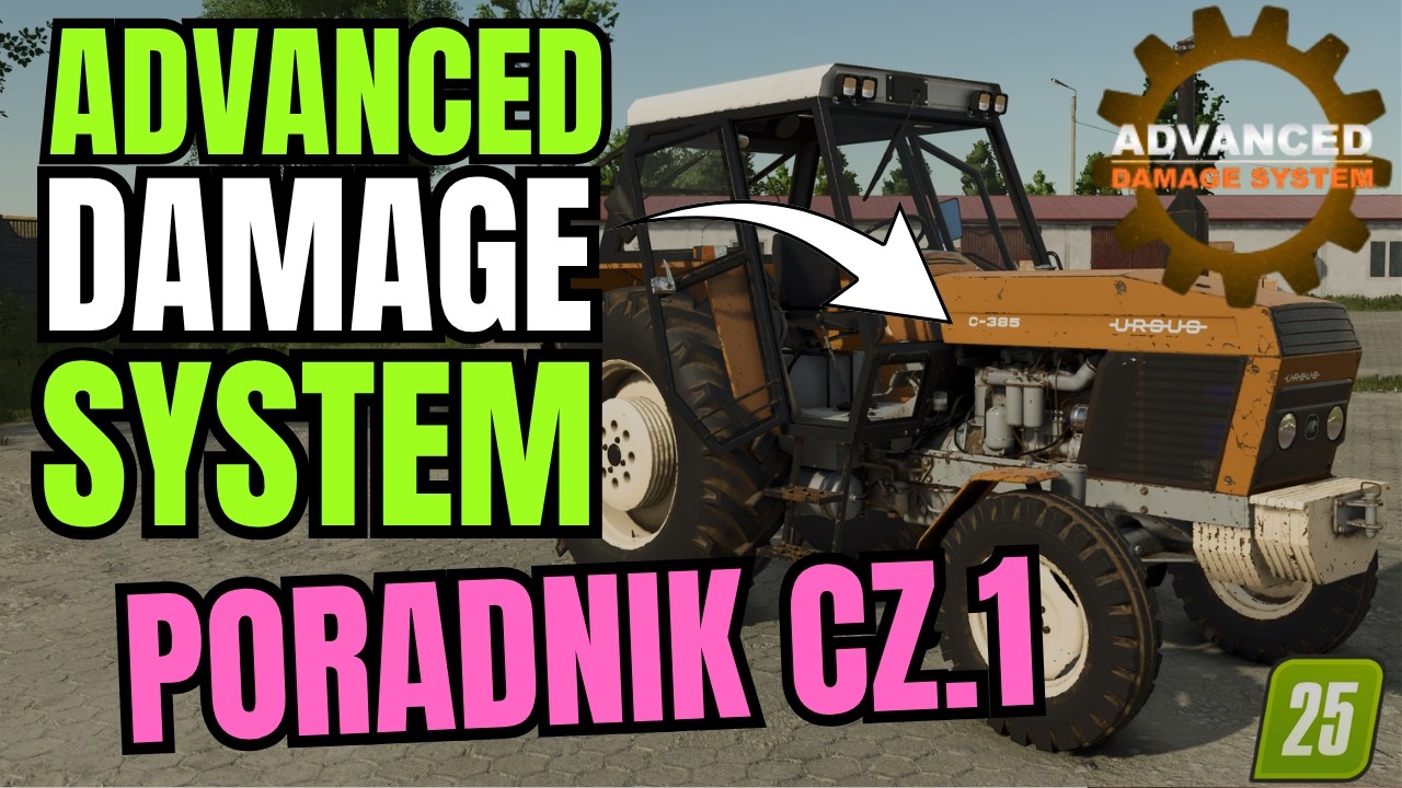 Advanced Damage System &mdash; продвинутая система повреждений (версия 0.9.2.4) Ч.1 &mdash; ГАЙД | FS25