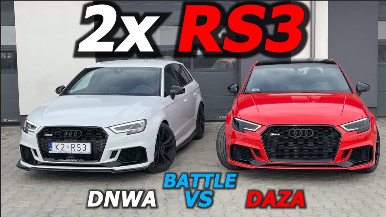 AUDI RS3 BATTLE 2.5TFSI DNWA против DAZA — сравнение двигателей GREGOR10 STAGE 2 на стенде MAHA D...