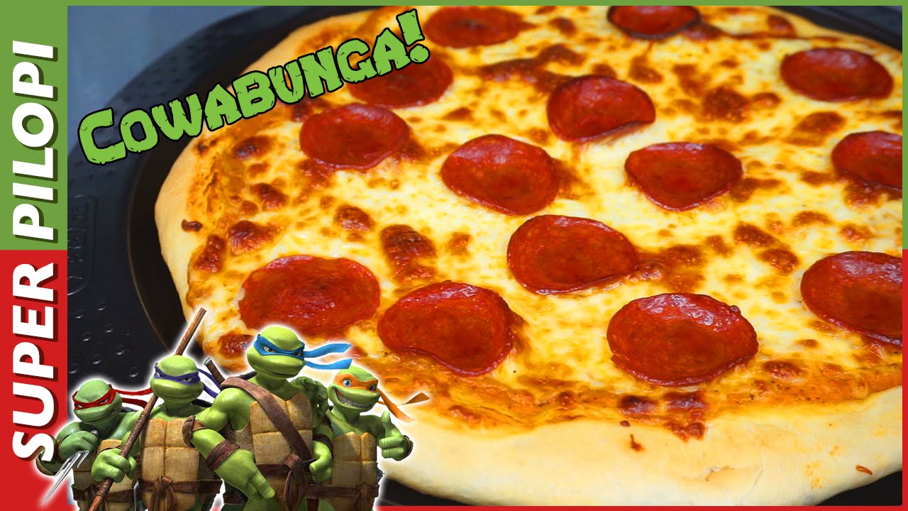 Pizza Pepperoni de las Tortugas Ninja - Receta