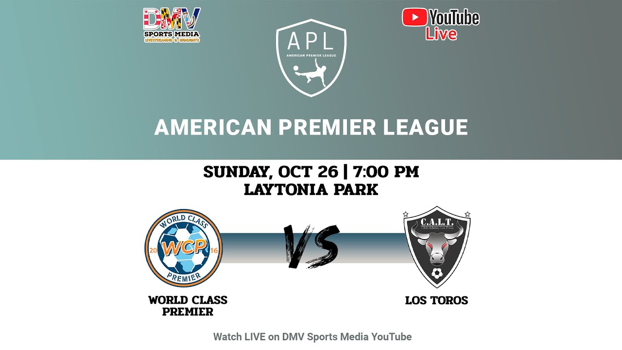 *LIVE* APL Fall 2025 - Los Toros vs World Class Premier