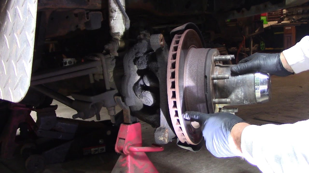 1995-97 Ford F-250/350 Behind Hub Type Rotor Removal