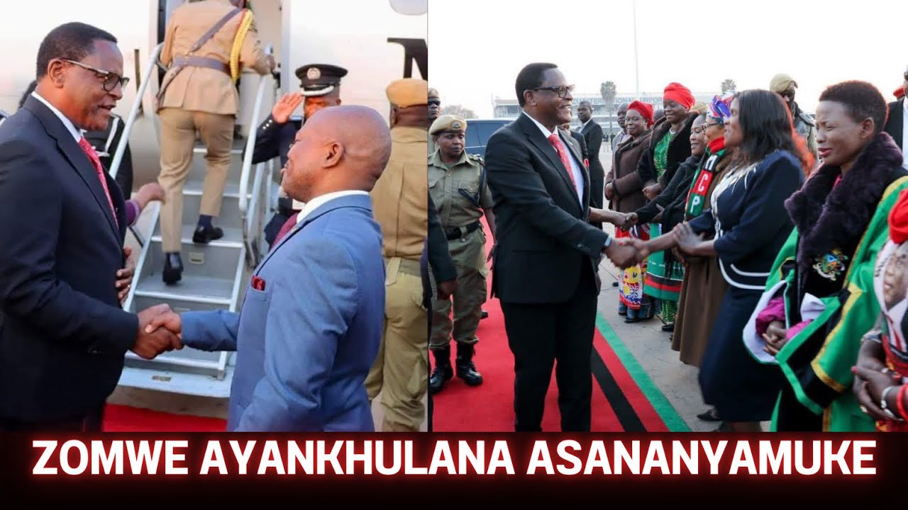 ZOMWE PRESIDENT LAZARUS CHAKWERA ANAYANKHURANA NDI VICE PRESIDENT MICHAEL USI PAMENE AMASANZIKANA