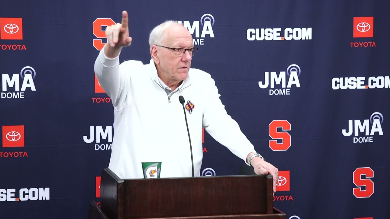 Coach Boeheim defines who real Orange basketball fans are