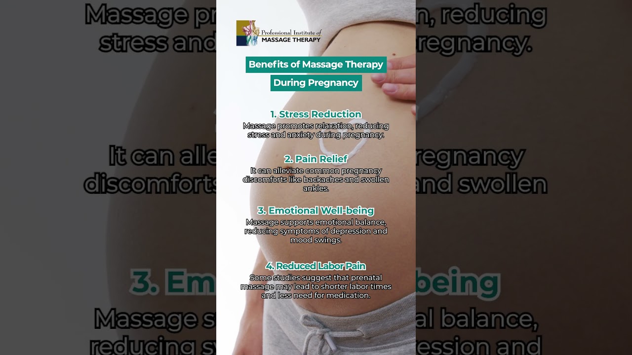 🌸👐 Embrace the Benefits of Massage Therapy During Pregnancy!