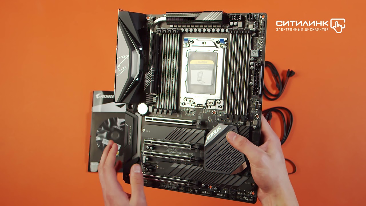 Обзор материнской платы GIGABYTE TRX40 AORUS PRO WIFI | Ситилинк