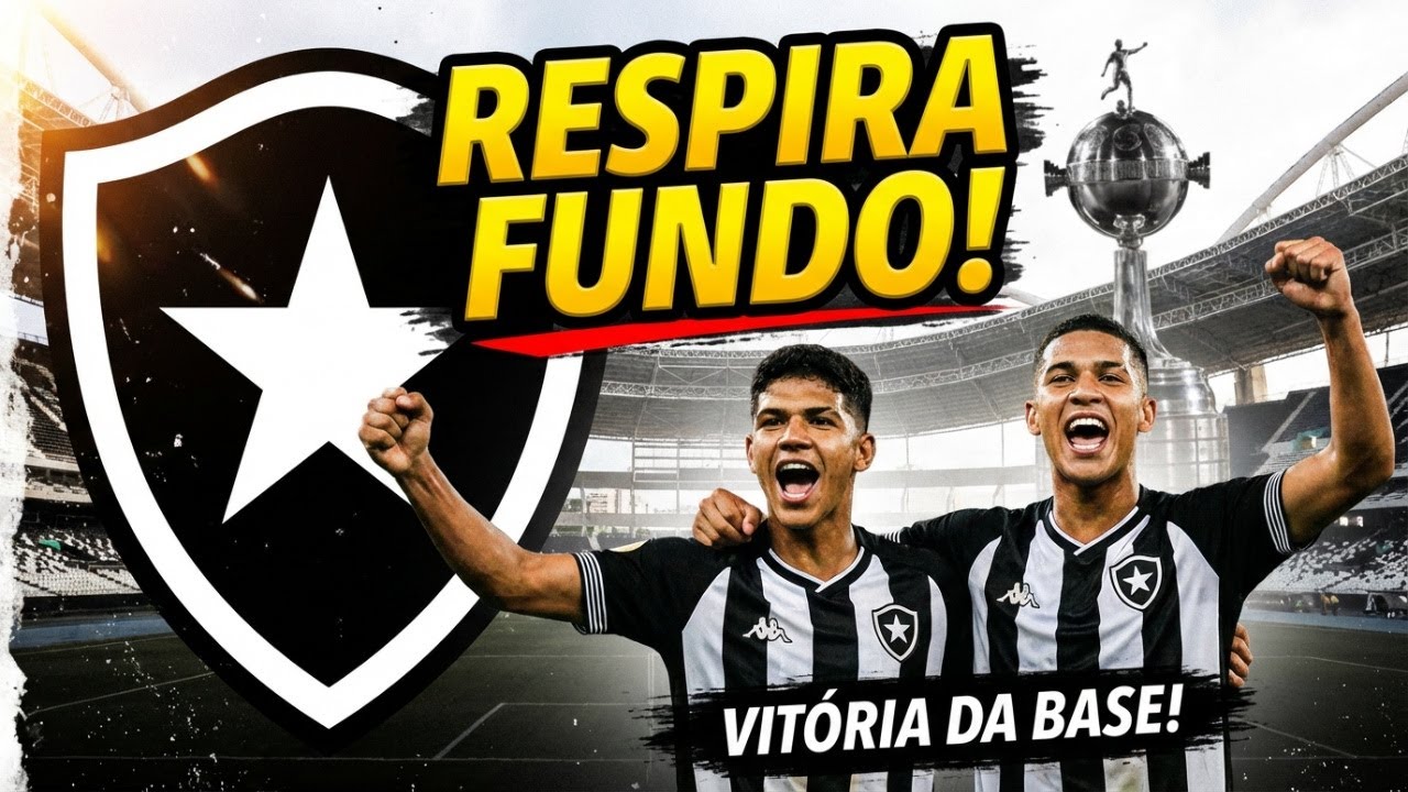 Botafogo respira fundo: vitória dos jovens da base afasta crise e anima Libertadores