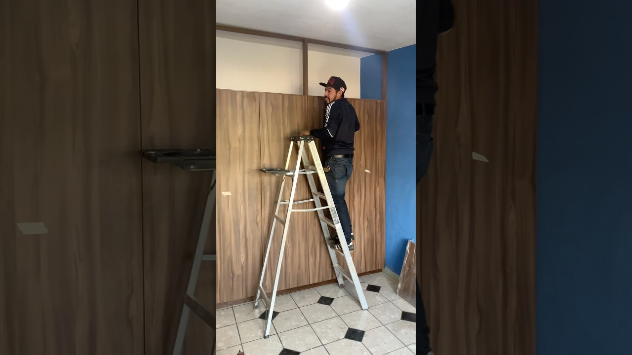 Instalando cl&oacute;set de melamina