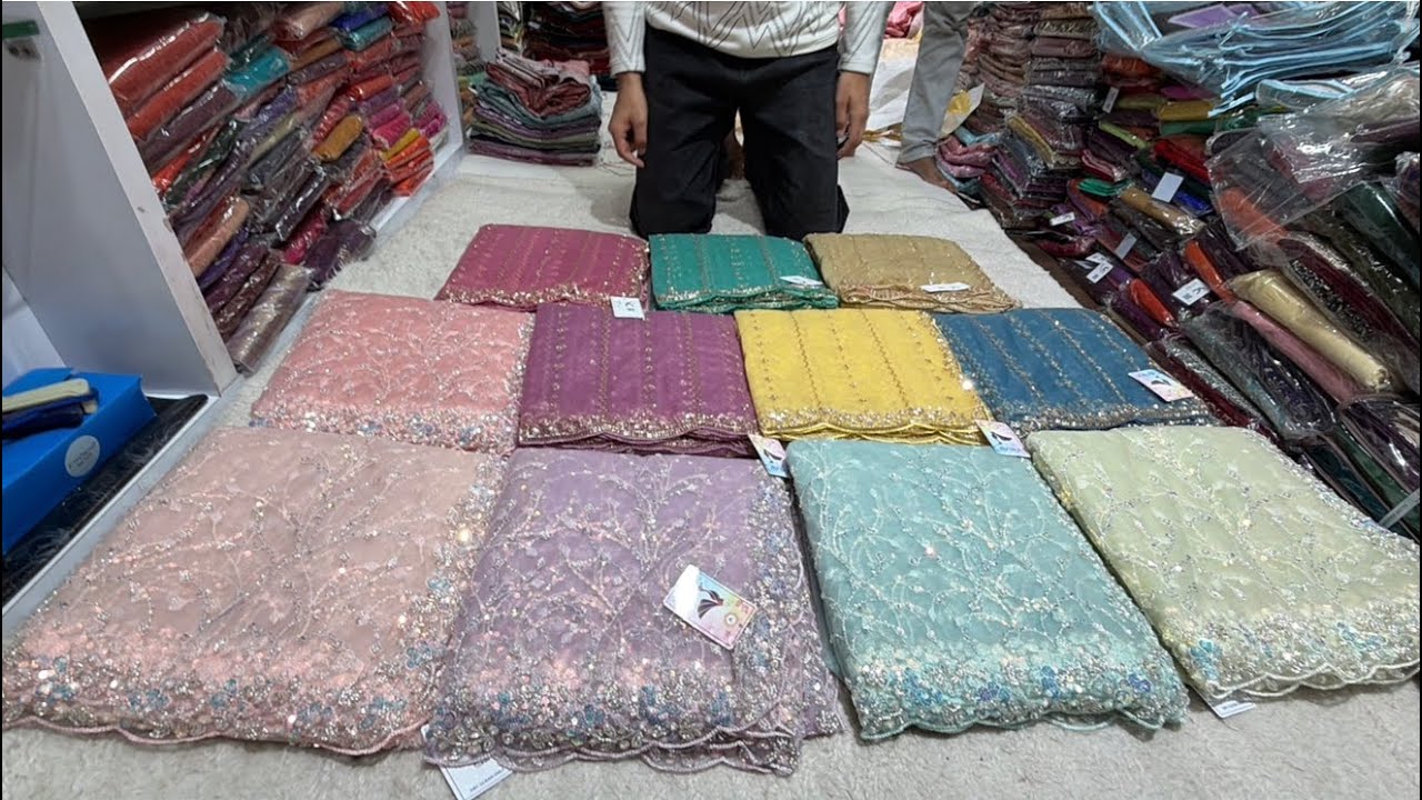 Chickpet Bangalore wholesale fancy designer sarees||Single saree courier available