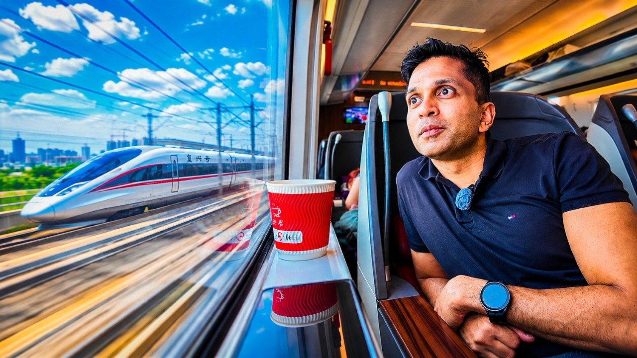 China&rsquo;s 350 KM/H Bullet Train 🇨🇳 Shanghai to Beijing | Business Class