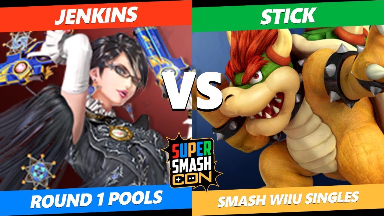 SSC 2019 SSB4 -  Jenkins (Bayonetta) VS  Stick (Bowser) Smash WiiU Round 1 Pools