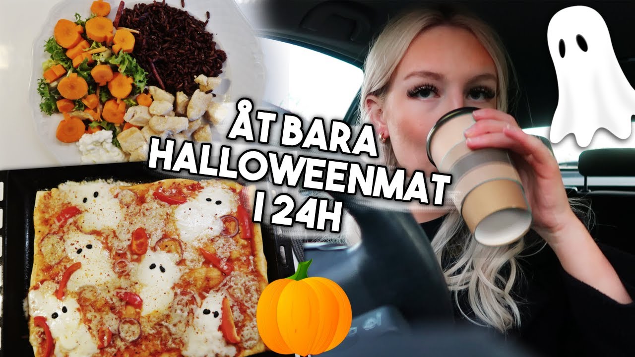 ÄTER BARA HALLOWEENMAT I 24H