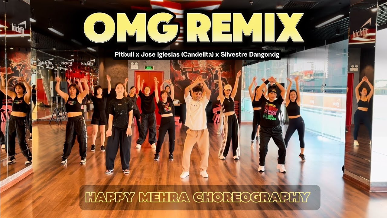 OMG REMIX - Pitbull x Jose Iglesias (Candelita) x Silvestre Dangond | Zumba | Happy Mehra Choreo