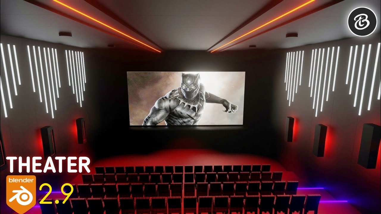 Theater Modelling in Blender 2.9_Timelapse | Theater in Blender 2.9🔥...