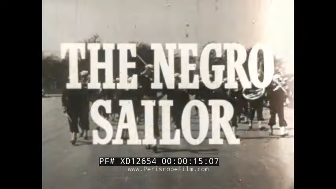1945 AFRICAN AMERICANS IN WWII U.S. NAVY FILM  