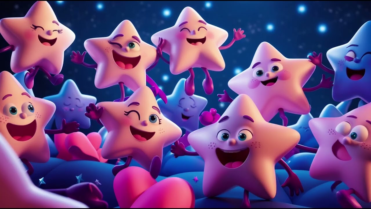 🎵 Twinkle Stars 🎵 (Kids Song / Nursery rhymes)