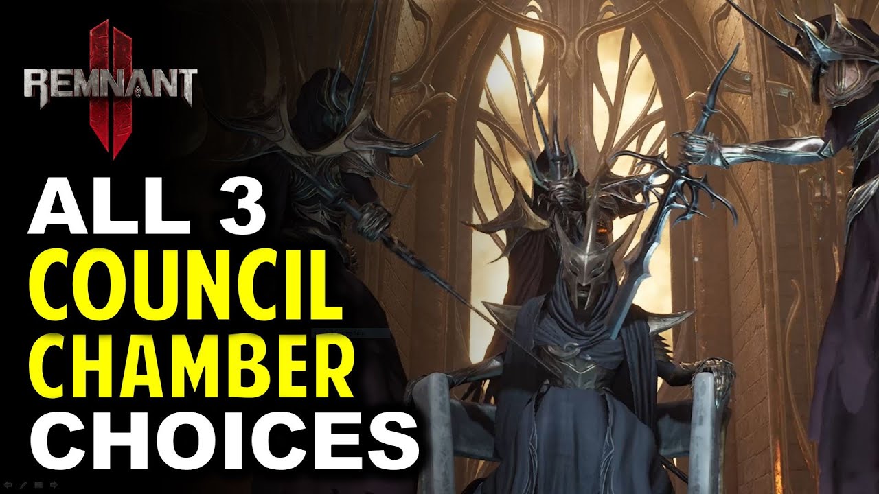 Council Chamber Trial: All Choices | Give Dagger or Don't Give Evidence | Remnant 2