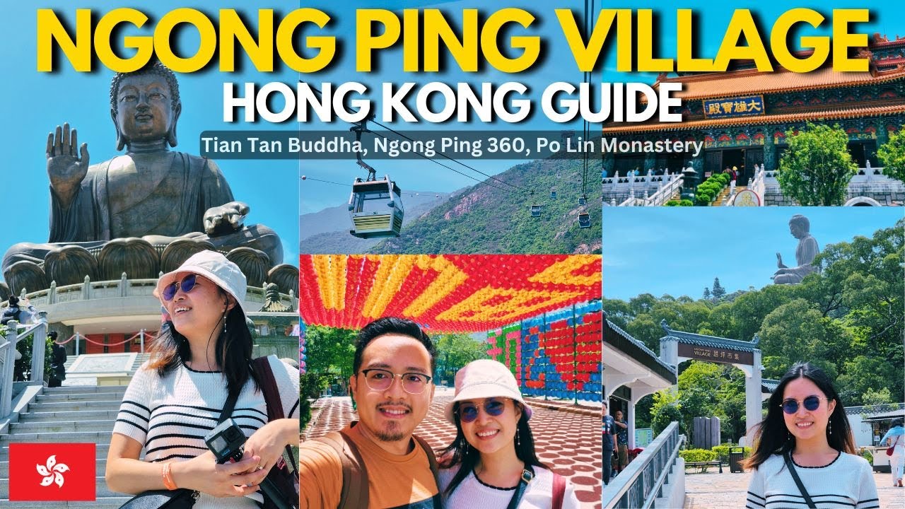 🇭🇰 Ngong Ping Village, Hong Kong Vlog: Tian Tan Buddha, Po Lin Monastery, Ngong Ping 360 Cable Car