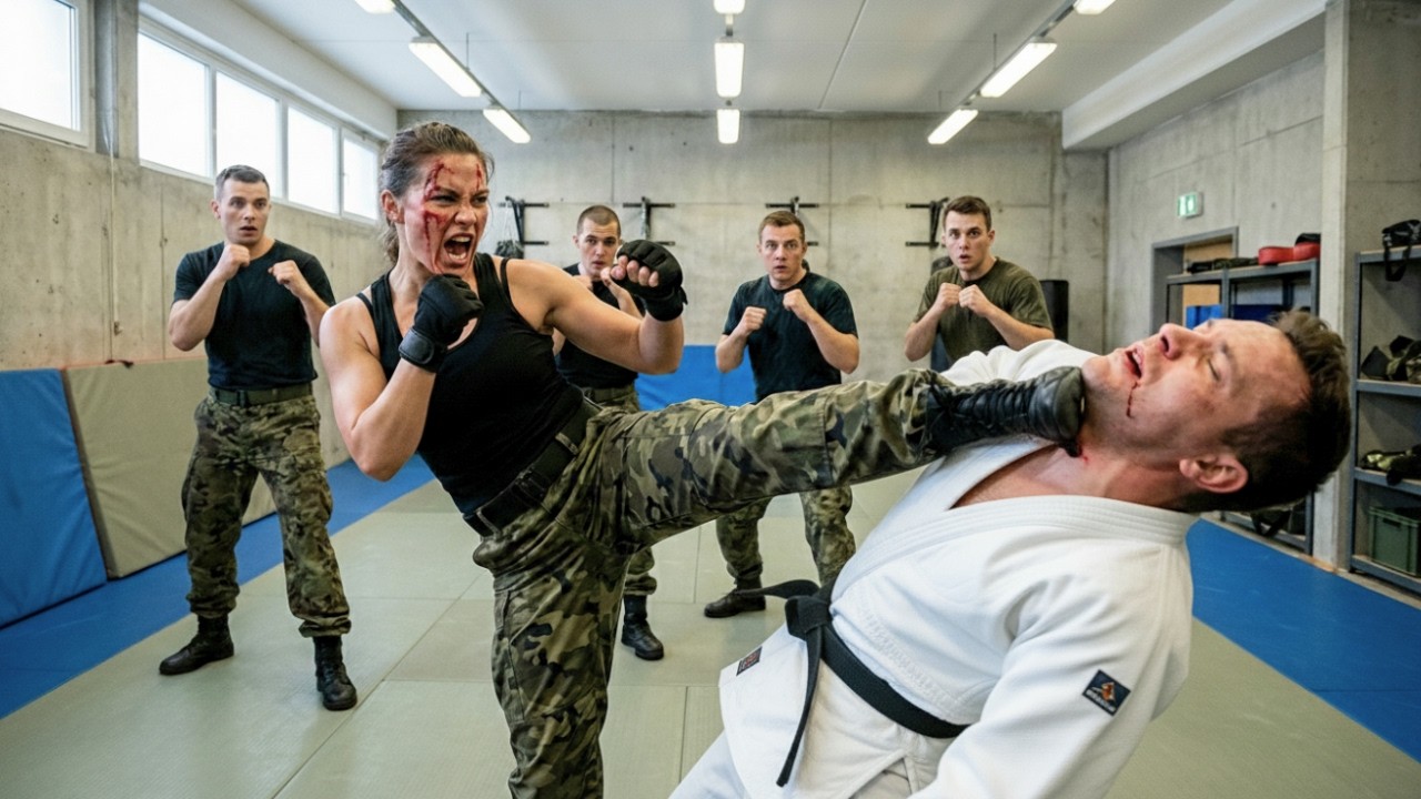 “Who The F*ck Are You?! Rookie!” —The Navy SEAL Karate Master Struck… And Then She Dropped Him Cold