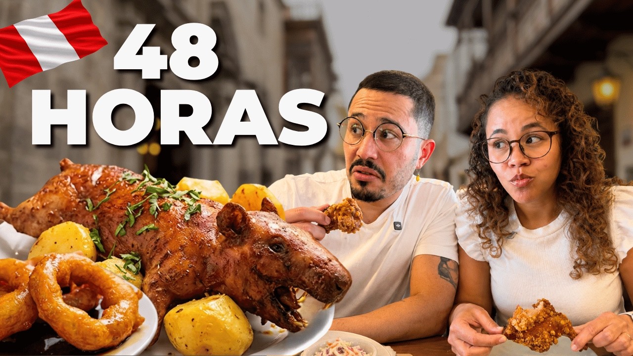 &iquest;La COMIDA PERUANA es tan buena como dicen? 48 HORAS comiendo en PER&Uacute; 🇵🇪