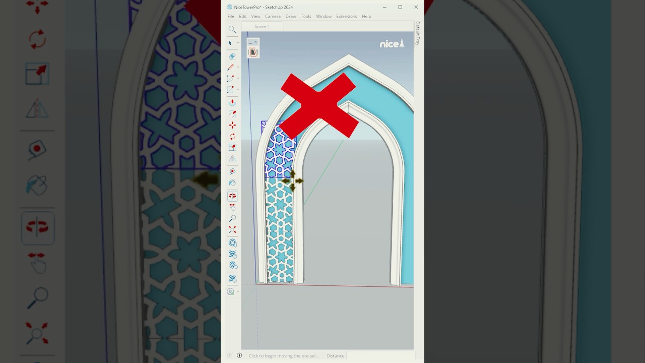 How to use the Curic Face Knife plugin in SketchUp to trim objects by face?! #nicetowerpro #art