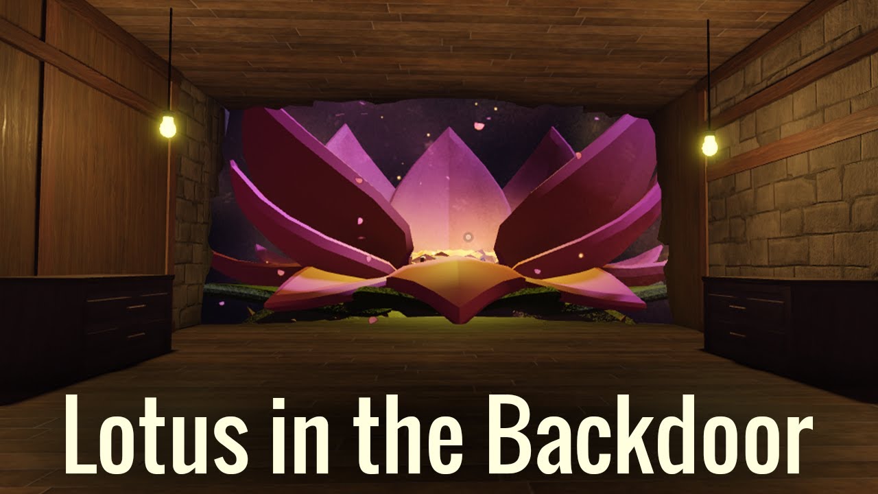 DOORS : Lotus Use in the Backdoor + Outdoors + Hotel + Rooms + Mines [ROBLOX]