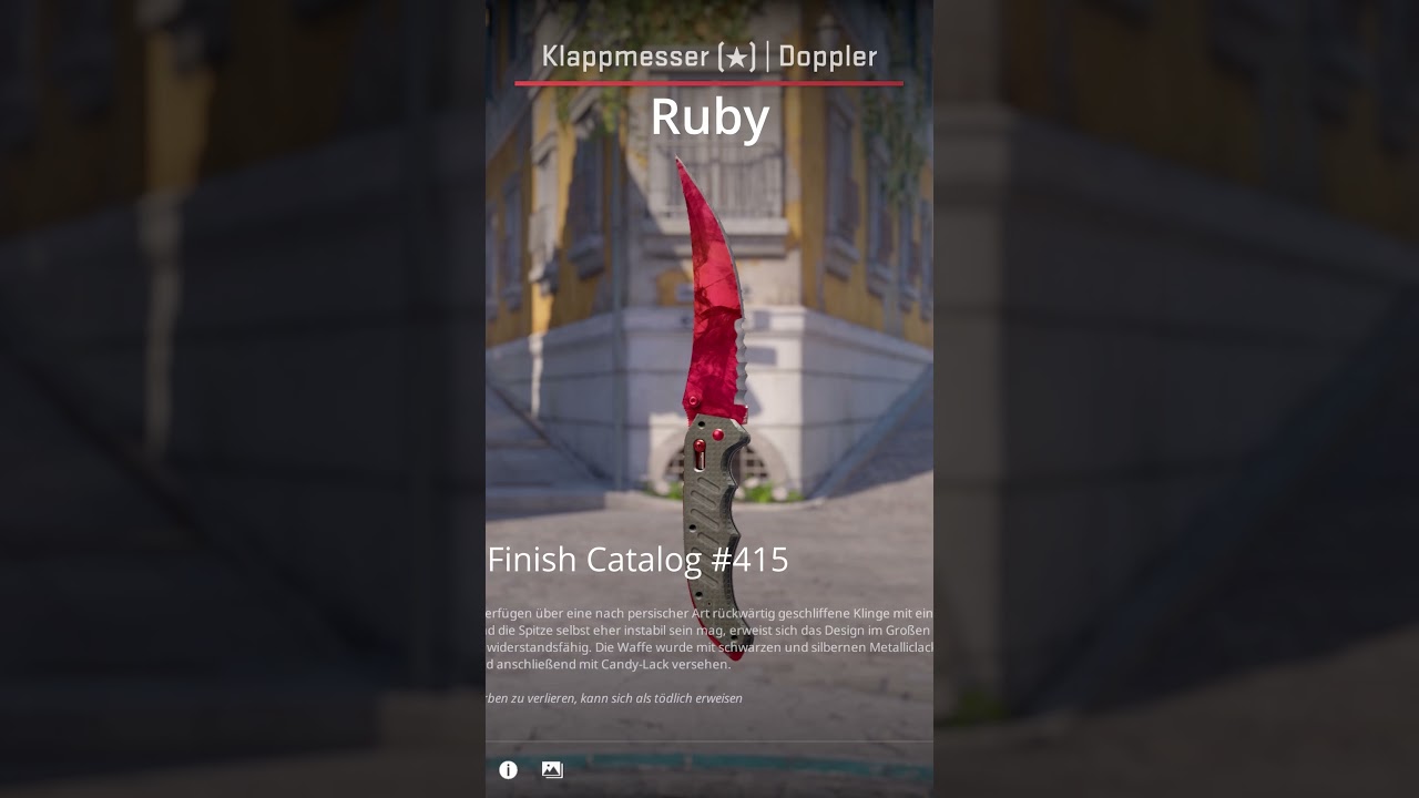 Flip Knife Doppler ALL PHASES Short