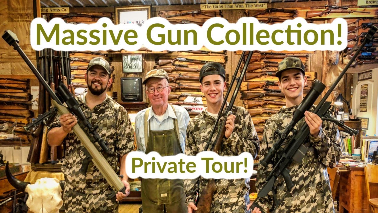 Private Tour of MASSIVE GUN Collection! AMERICAN History!