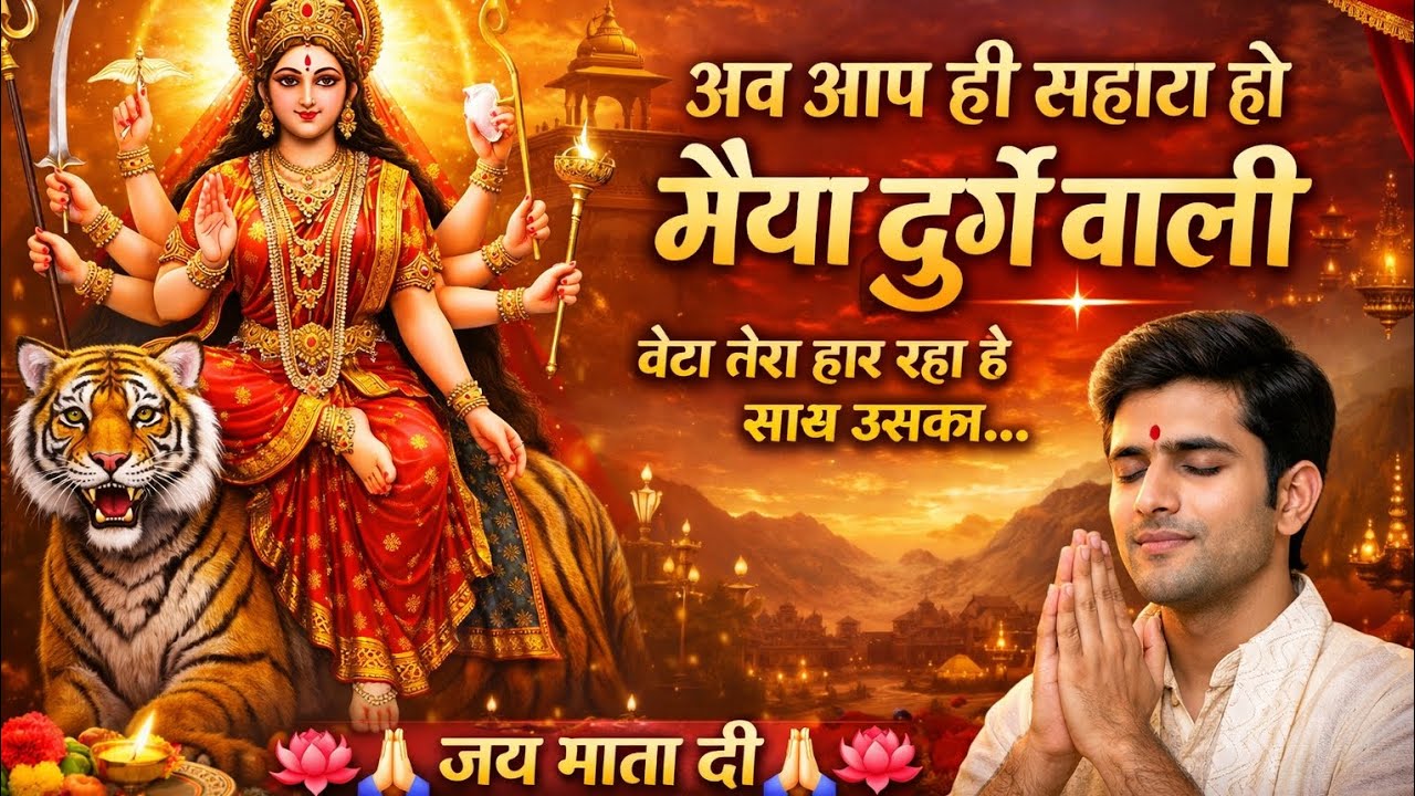 #maa Durham🚩🙏अब आप ही सहारा हो मैया दुर्गे वाली 🙏 | दिल छू लेने वाला भक्ति गीत 2026 🌺#trending 