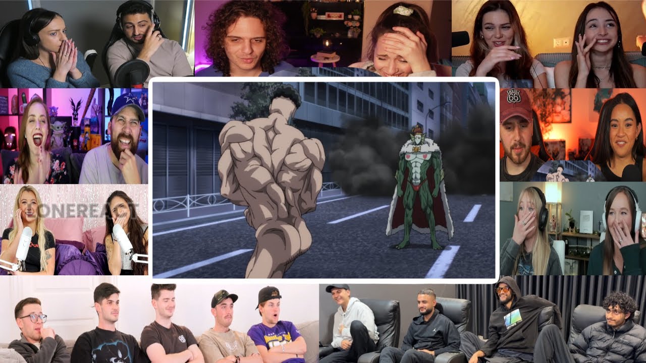 Puri-Puri Prisoner vs Deep Sea King Scene - One Punch Man S1 Ep8 | Reaction Mashup