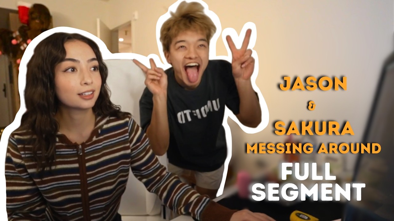 Jason and Sakura messing around on stream - FULL SEGMENT | #jasontheween #sakurashymko