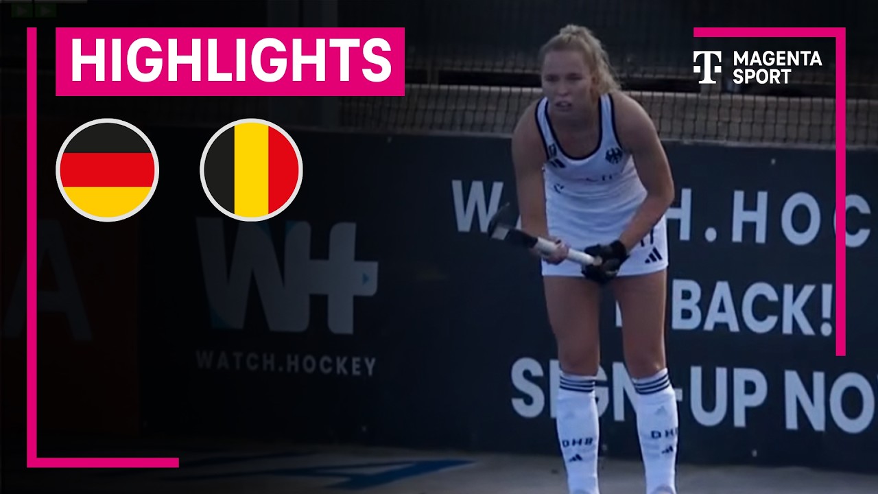 Deutschland - Belgien | FIH Pro League Frauen | MAGENTA SPORT