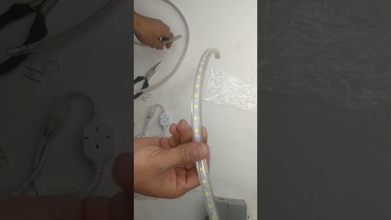Corte y conexi&oacute;n de manguera LED 5050