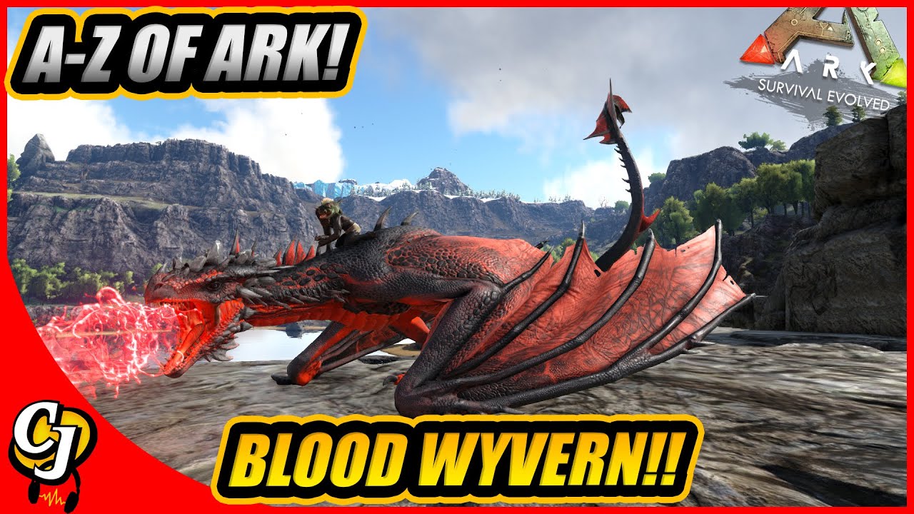A-Z Of Ark! The BLOOD CRYSTAL WYVERN And Why It's The Best Wyvern!! || Ark Survival Evolved!