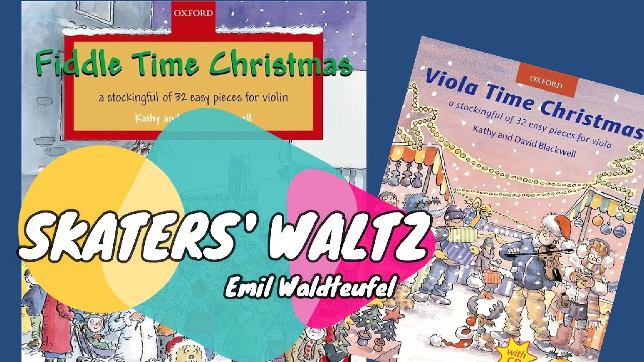 Skaters' Waltz (duet) | Fiddle Time Christmas | Viola Time Christmas | With Chords