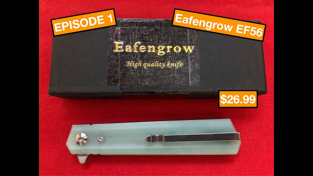 JJJinks Reviews (Very) Budget Knives From Amazon. Episode 1: Eafengrow EF56