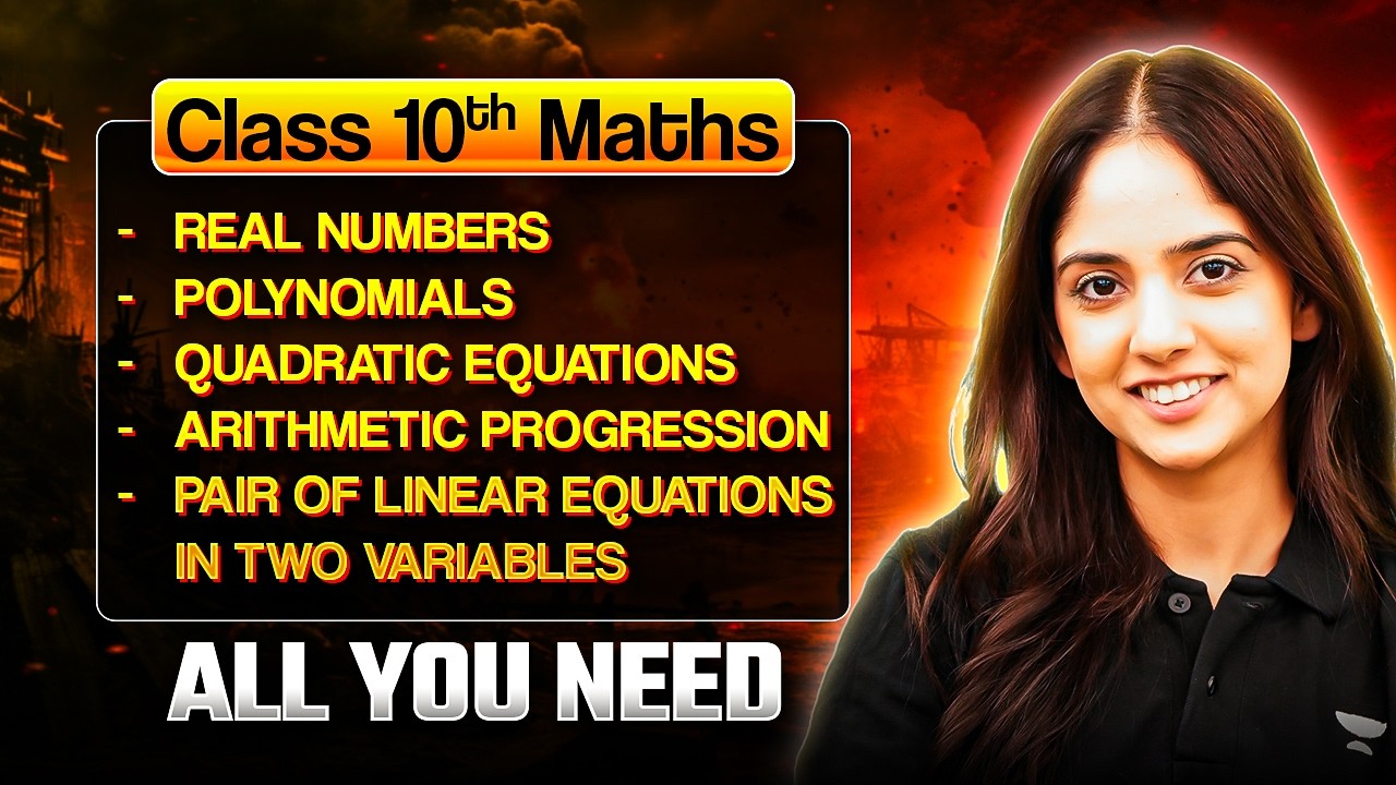 REAL NUMBERS, POLYNOMIALS, QUADRATIC & PAIR OF LINEAR EQUATION | Maths Practice Session | Class 10