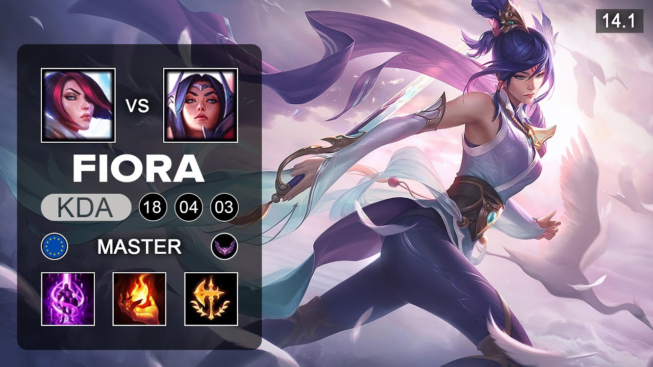 Fiora vs Irelia Top - EUW Master - Patch 14.1 Season 14