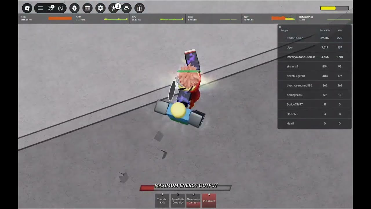 Exploiter on Main Account
