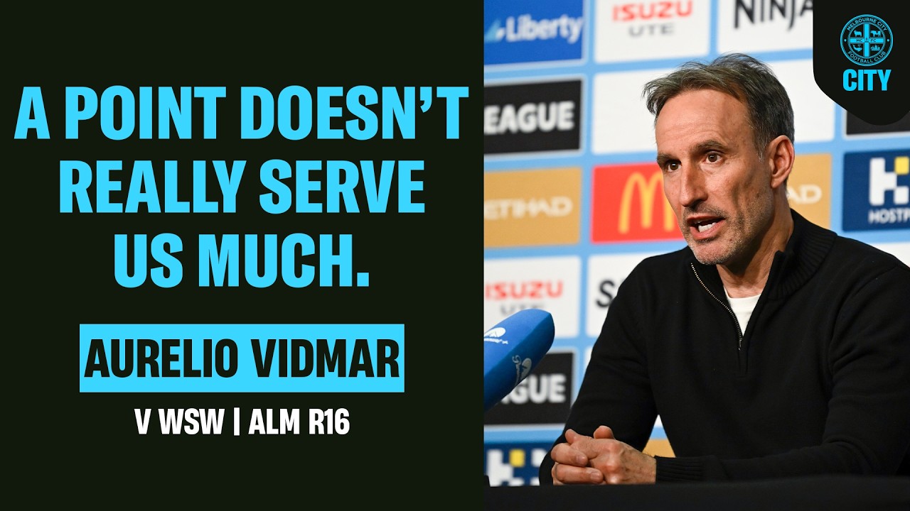 🎤 MANAGER’S WRAP | Aurelio Vidmar | Wanderers v City | 07/02/26