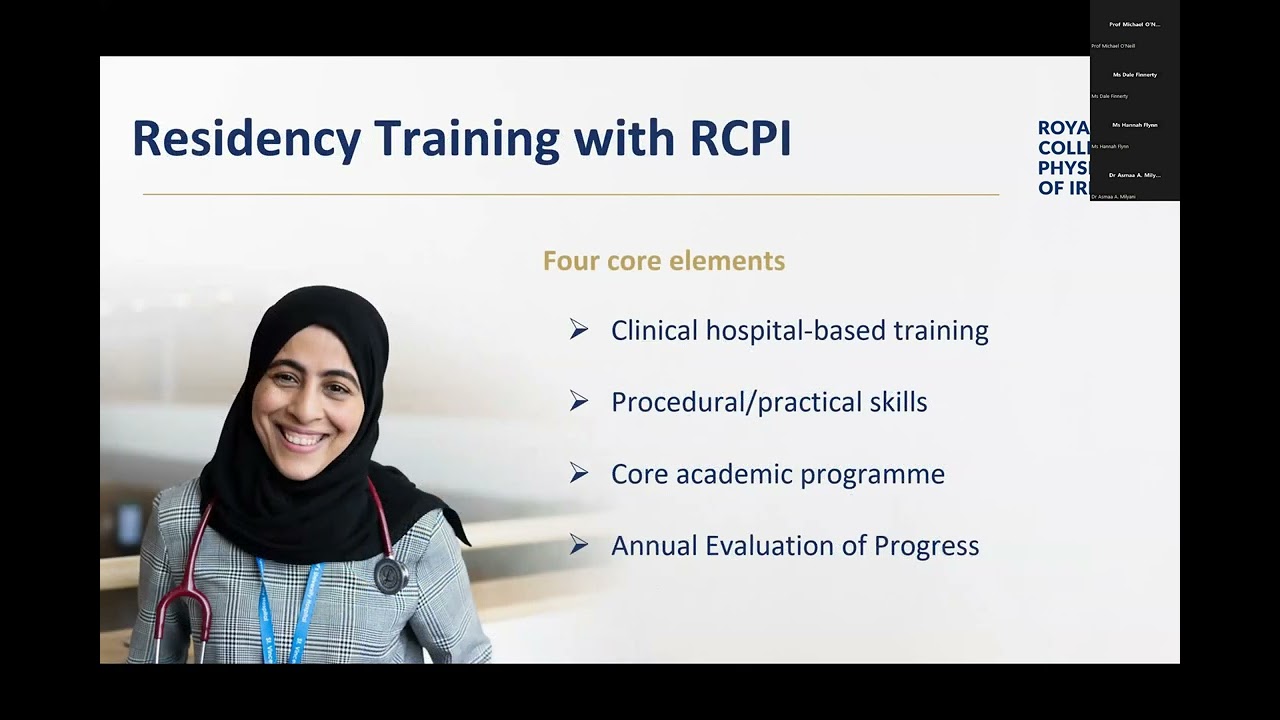 RCPI’s International Residency Training Programme 2024/25: Webinar 1