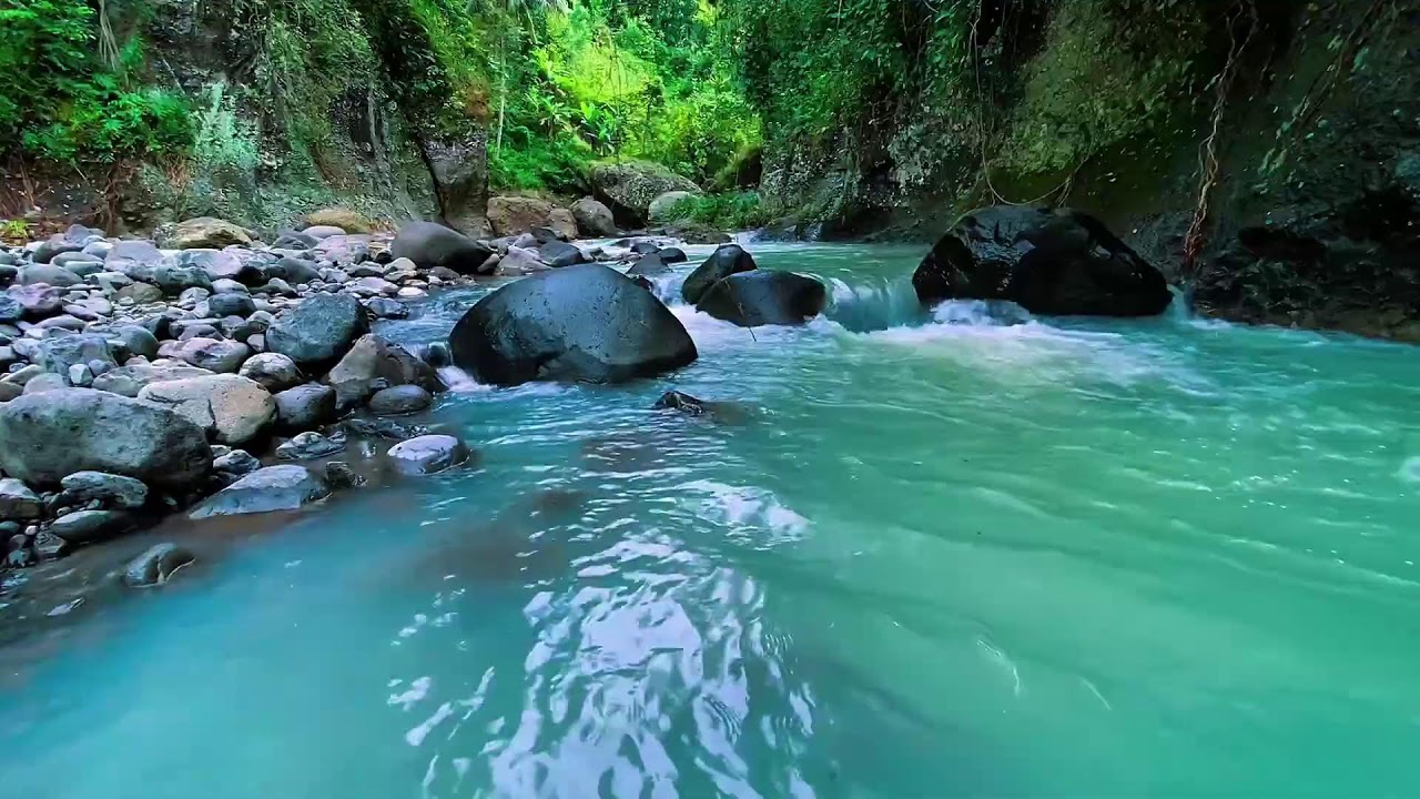 Relaxing river sounds for yoga sessions