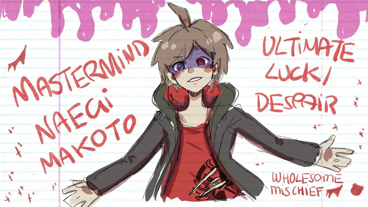 Mastermind Naegi Makoto AU - Danganronpa [SPEEDPAINT]