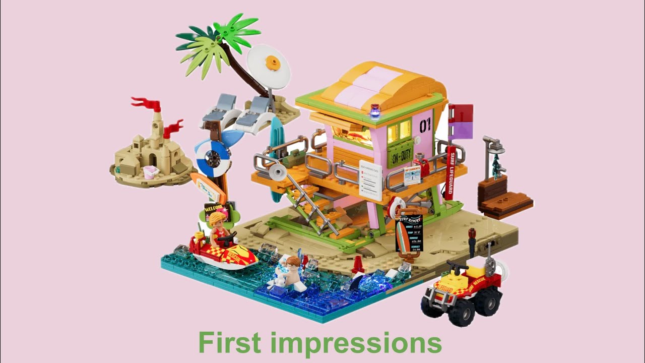 Lumibricks: Beach Lifeguard Tower (18008) first impressions